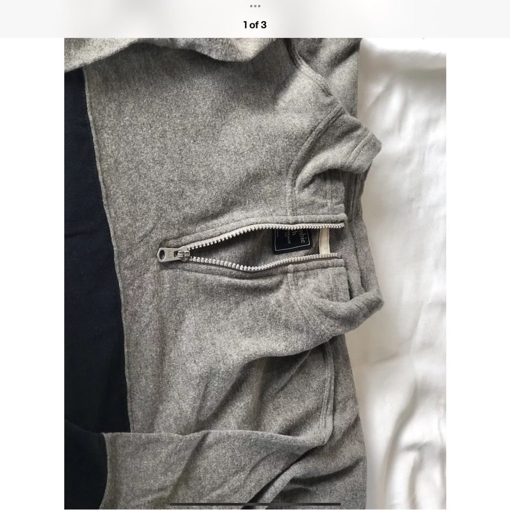 Gray Zip-Up Hoodie